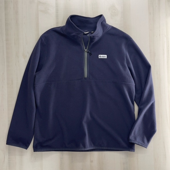 cotopaxi Other - COTOPAXI men’s fleece pullover jacket hiking travel soft XL blue gray unisex